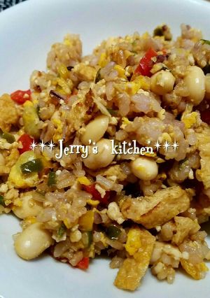 大豆3兄弟(4兄弟?)♪ヘルシー炒飯♡-レシピのメイン写真