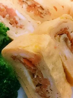 お弁当簡単☆にんじん味噌きんぴら玉子焼き-レシピのメイン写真