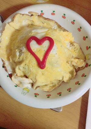 意外とあう!!チーズと納豆のオムライス-レシピのメイン写真