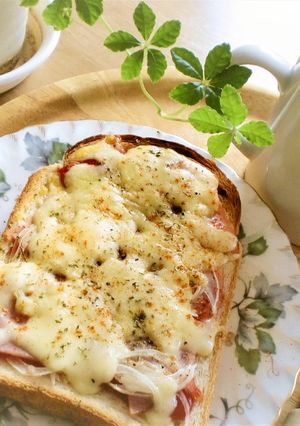 ぱぱっと！ピザトースト-レシピのメイン写真