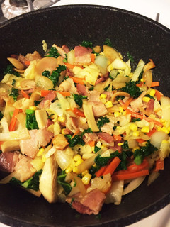残り野菜何でも入れちゃう野菜炒め-レシピのメイン写真
