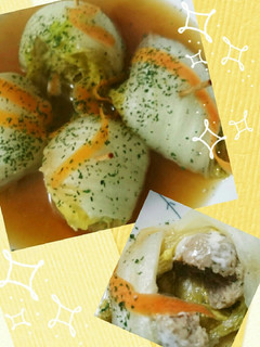 超簡単!肉団子でロール白菜-レシピのメイン写真