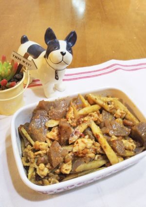 簡単作り置き!ごぼうこんにゃく味噌いため-レシピのメイン写真