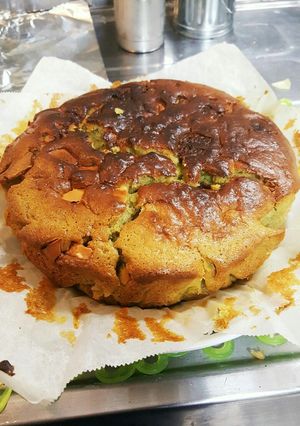 抹茶とフルーチェイチゴのケーキ-レシピのメイン写真