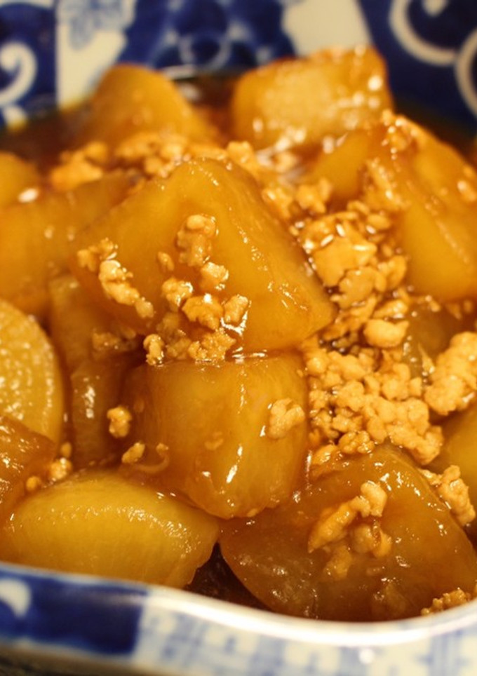 大根のそぼろ煮(なんちゃって煮物)-レシピのメイン写真