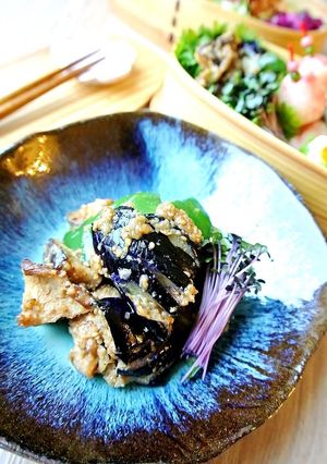 揚げ茄子の胡麻味噌和え☺常備菜にも-レシピのメイン写真