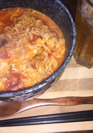 トマトチゲラーメン-レシピのメイン写真