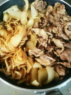 簡単 すき焼きの予定が牛丼に!!-レシピのメイン写真