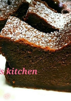 簡単で本格的☆大人な濃厚生チョコケーキ♡-レシピのメイン写真