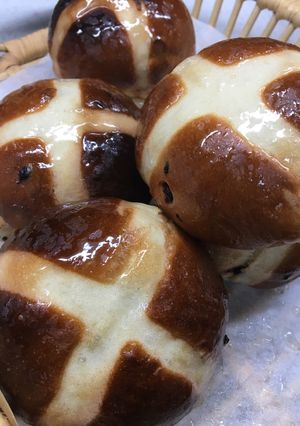 イースターに♪ふわふわホットクロスバンズ-レシピのメイン写真