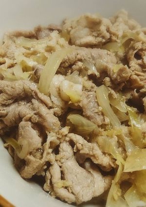 簡単！皆んな大好き汁だく豚丼♪-レシピのメイン写真