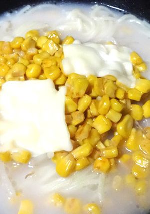 コーンバターもやしラーメン-レシピのメイン写真