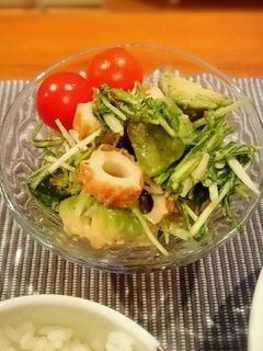 水菜とアボカドのサラダ-レシピのメイン写真