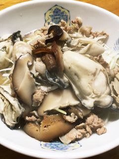 牡蠣のスープかけごはん-レシピのメイン写真