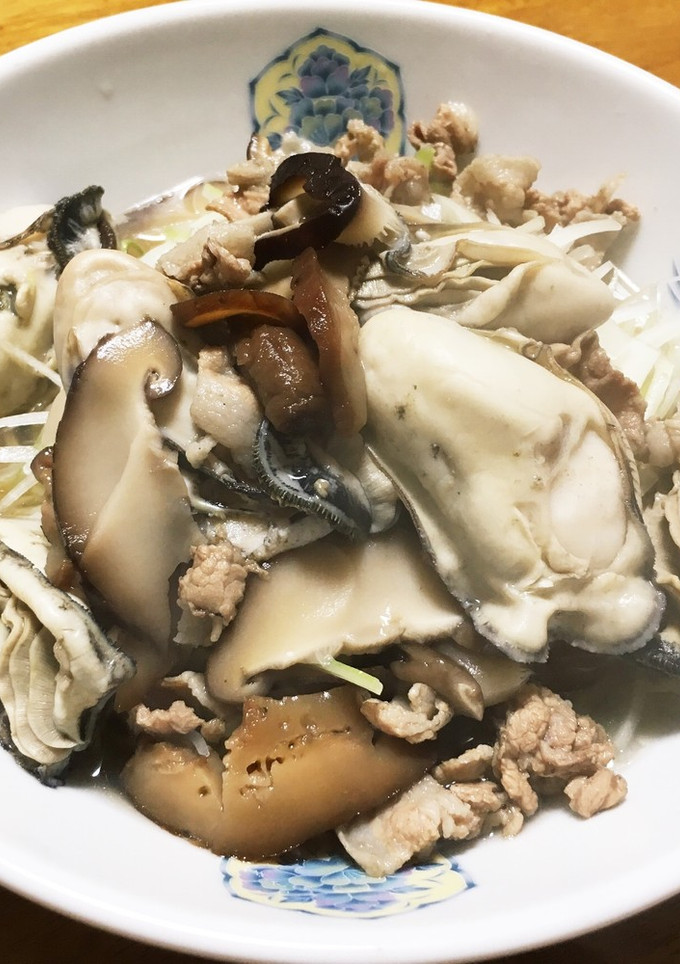 牡蠣のスープかけごはん-レシピのメイン写真