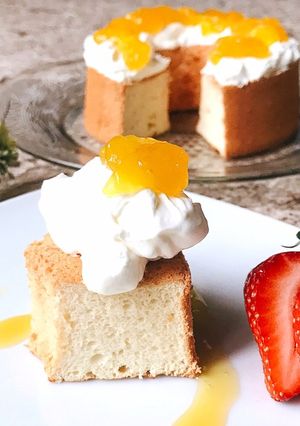 お好きなジュースでエンゼルフードケーキ-レシピのメイン写真
