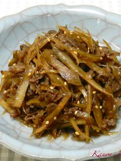 ご飯、おかわり!牛肉とごぼうのしぐれ煮-レシピのメイン写真