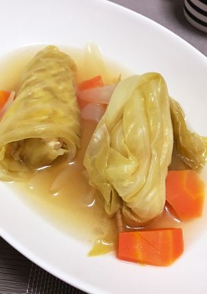 鶏胸肉のロールキャベツ-レシピのメイン写真