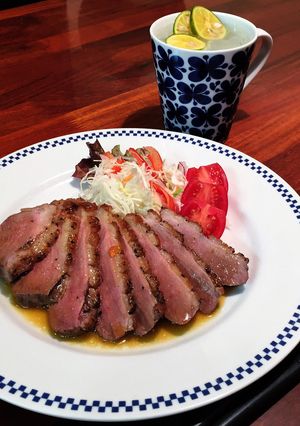 鴨肉ロースのオレンジソテー-レシピのメイン写真