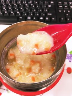 朝時短!スープジャーで野菜チーズリゾット-レシピのメイン写真