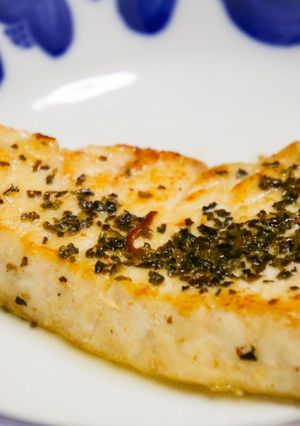 簡単10分✨メカジキのバター焼バジル風味-レシピのメイン写真