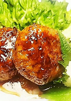 お水からの蒸し焼きハンバーグ♪-レシピのメイン写真