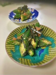 オクラ明太子和え♪-レシピのメイン写真