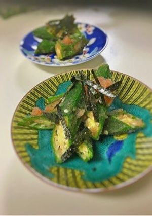オクラ明太子和え♪-レシピのメイン写真