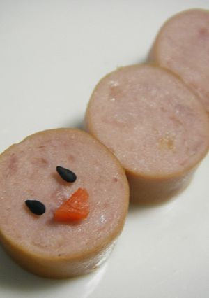 お弁当に★ウインナーｄｅ芋虫【キャラ弁】-レシピのメイン写真
