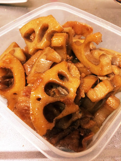 鶏皮とれんこん煮-レシピのメイン写真
