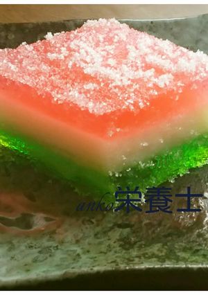 ★簡単絶品♪菱餅寒天パート・ド・フリュイ-レシピのメイン写真