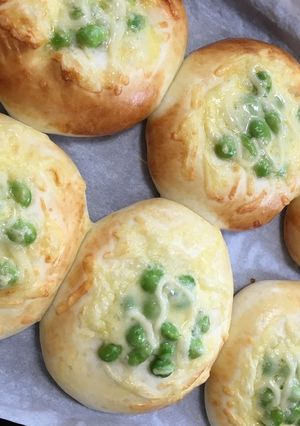 惣菜パン☆枝豆チーズパン☆朝食ランチに-レシピのメイン写真