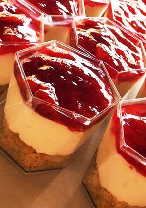 アレンジ色々♪簡単レアチーズケーキ-レシピのメイン写真