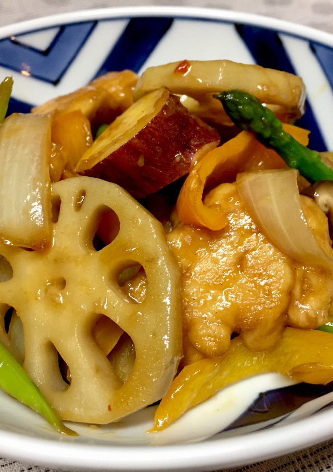 鶏むね肉と野菜の中華風炒め物-レシピのメイン写真
