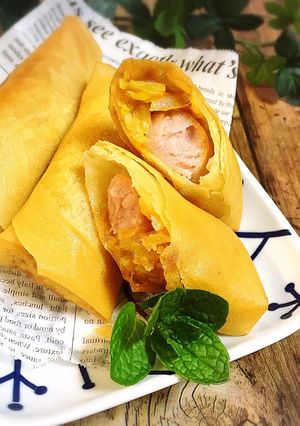 ✿ウインナーの春巻き✩ホットドッグ味✿-レシピのメイン写真