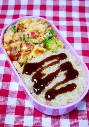 お弁当!ポテトサラダの揚げないコロッケ-レシピのメイン写真