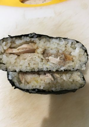 鰯と鶏ハムのおにぎらず-レシピのメイン写真