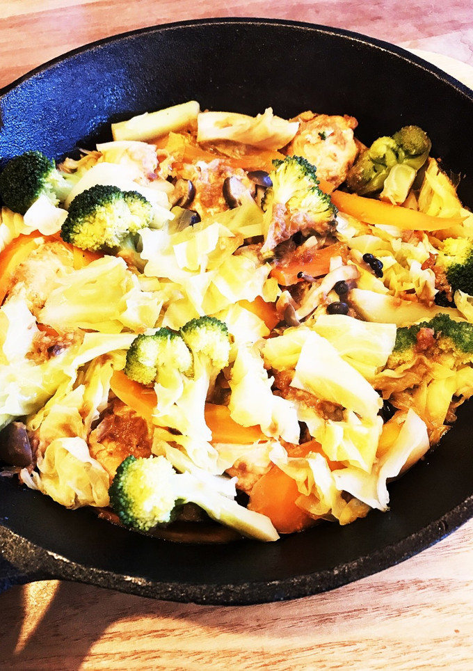 野菜たっぷり♪鮭のちゃんちゃん焼き-レシピのメイン写真