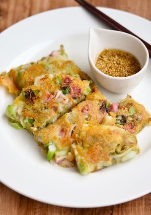 とろろ昆布とネギのとろとろ焼き-レシピのメイン写真