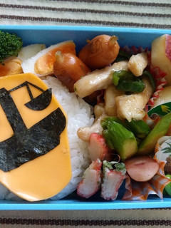 キュウレンジャーテンビンゴールドキャラ弁-レシピのメイン写真