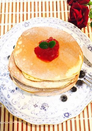 ホットケーキ-レシピのメイン写真