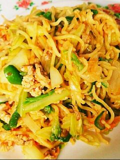 簡単キムチ焼きそば♥-レシピのメイン写真