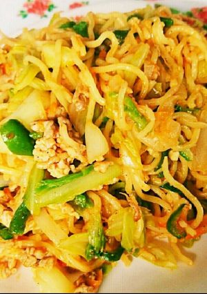 簡単キムチ焼きそば♥-レシピのメイン写真