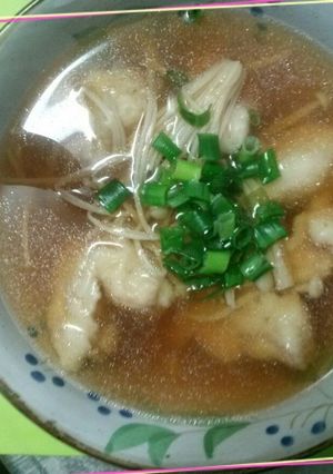 ツナ入りすいとん♪もっちり、フワッと♪-レシピのメイン写真
