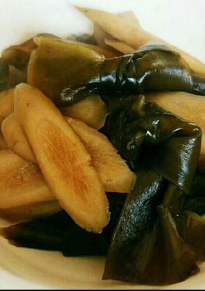 ごぼう&昆布の煮付け♥-レシピのメイン写真