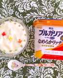 ブルガリアヨーグルトでヨーグルトアート①