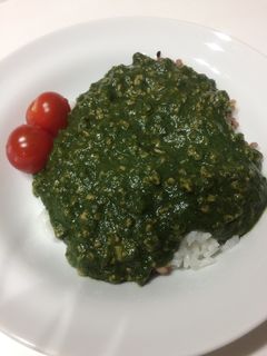 ほうれん草カレー 幼児食にも!-レシピのメイン写真