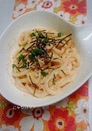 簡単ランチ クリーミー タラコうどん-レシピのメイン写真