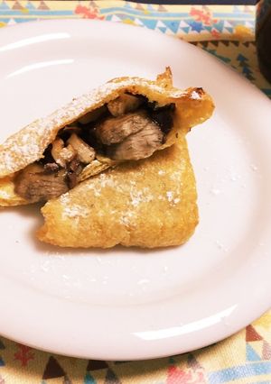 油揚げで♪三角バナナチョコパイ-レシピのメイン写真