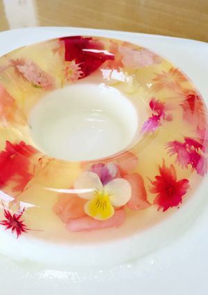 ✿ 花のババロア ✿-レシピのメイン写真